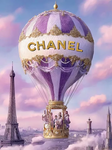 Heißluftballon 2 60x80cm