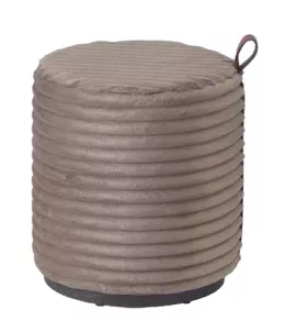 Dore Ottoman (Tilia 1 & Black)