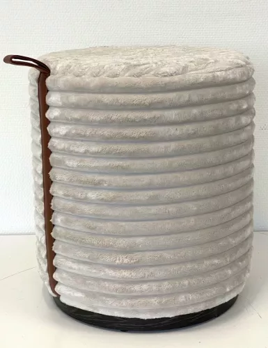Dore Ottoman (Tilia 1 & Black)