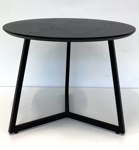 Klint Couchtisch Ø60cm (Senkron Schwarz & Schwarz)