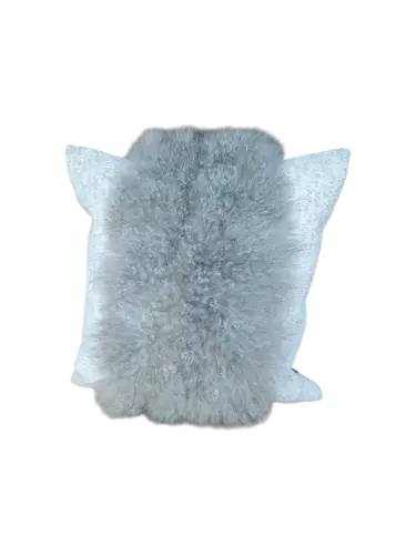Kissen Zermat Creme/Kaschmirziege 40x40cm
