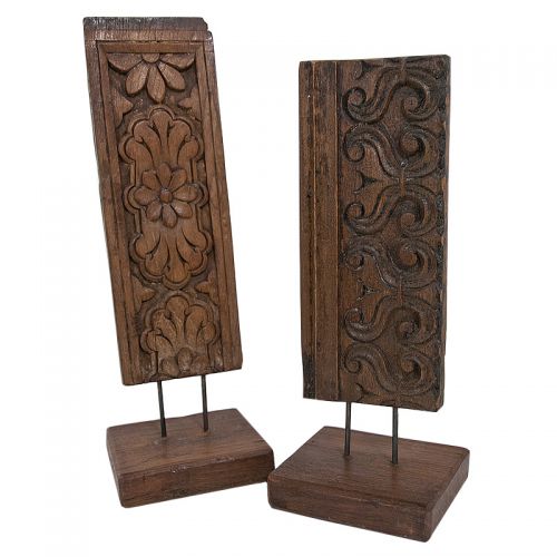 Statue/Skulptur 13x13x46cm Schnitzerei