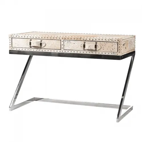 Writing Desk Titan 110x50x75cm (Silver Foil) Writing Desk Titan 110x50x75cm (Silver Foil)