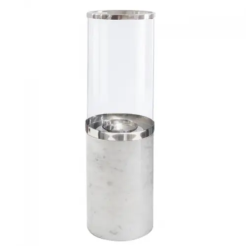 Stellar Hurricane Gracelyn 40x40x48cm Medium weißer Marmor