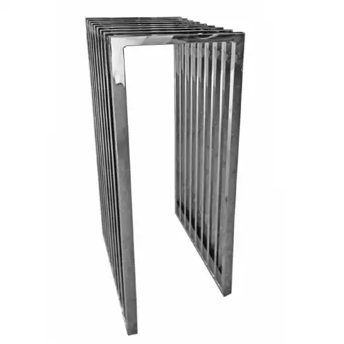 Pillar Konsolentisch Morley 35x35x120cm Silber