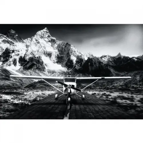 James Dean Flugzeug 100x150x2cm