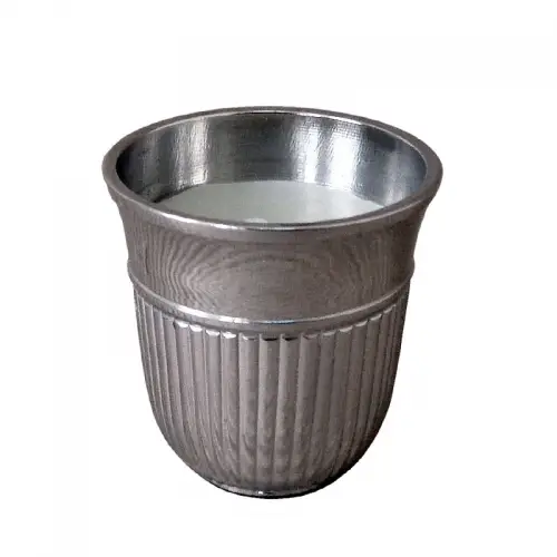 Teelichthalter 5x5x5cm mit Vanila Kerze klein Teelichthalter 5x5x5cm mit Vanila Kerze klein