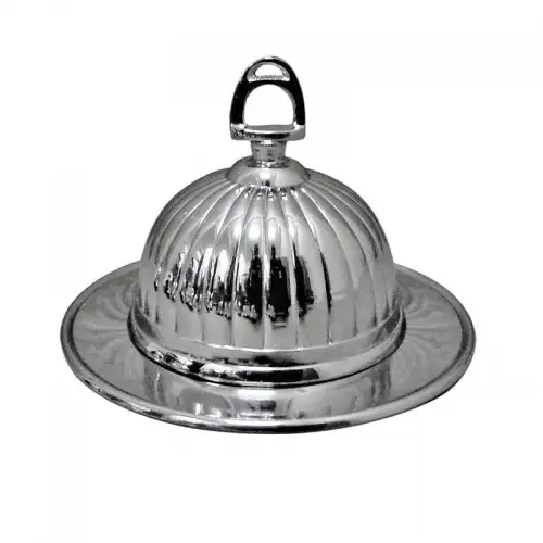 Butterdose 14x14x10cm mit Pferdepaddelgriff Butterdose 14x14x10cm mit Pferdepaddelgriff