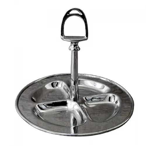 Nut Dish 19x19x16cm 4 Way Horse Paddle