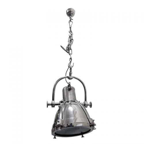 Hängelampe 40x34x57cm silberner Studio-Look