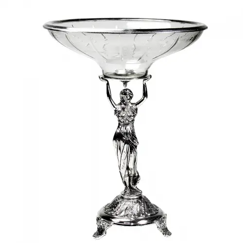 Schale auf Ständer 34x34x44cm