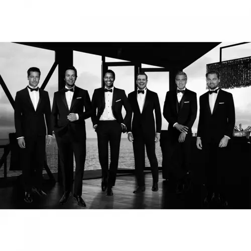 Hollywood's Finest schwarz & weiß 120x180x2cm