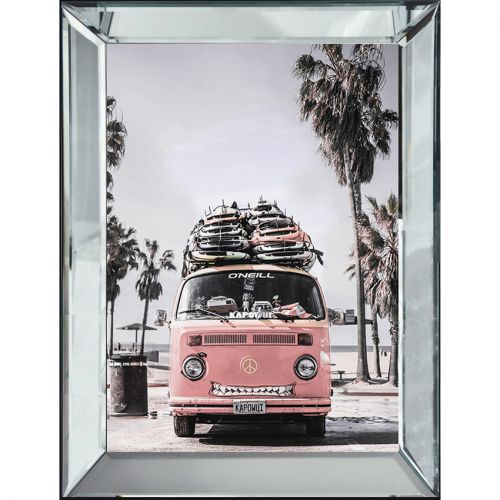 Rosa Bulli Front 70x90x4,5cm