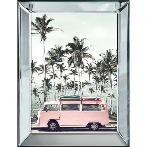 Rosa Bulli Seite 70x90x4,5cm