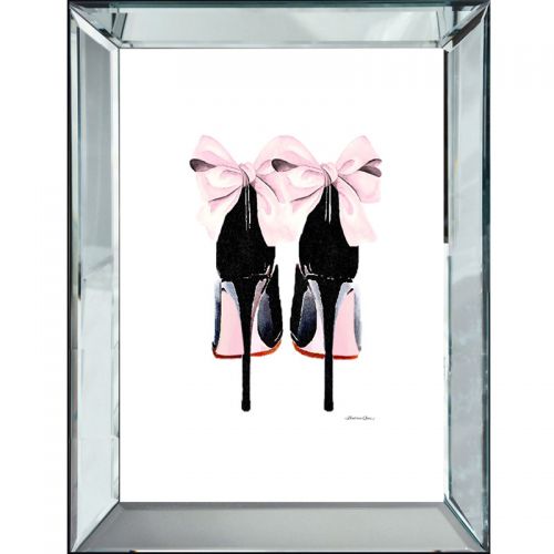 High Heels mit Schleife 70x90x4,5cm