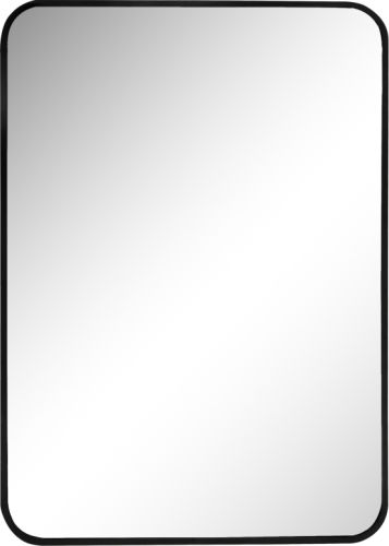 Schwarzer Wandspiegel 50x70cm