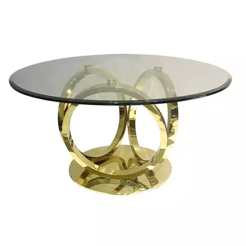 By Kohler Runder Tisch Harwich Gold 150x150x76 cm (200795)
