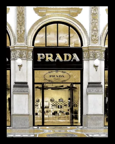Prada Store 60x80cm Black Frame