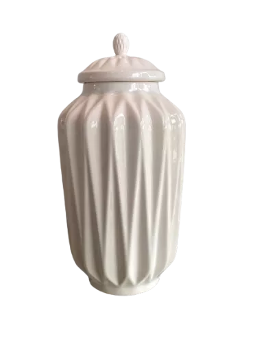 Vase Origami 04 W  28x28x52 cm