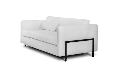 Como 2,5 Sitzer Schlafsofa B178xT102xH81cm (Bettfläche 160x198cm) Beine schwarz