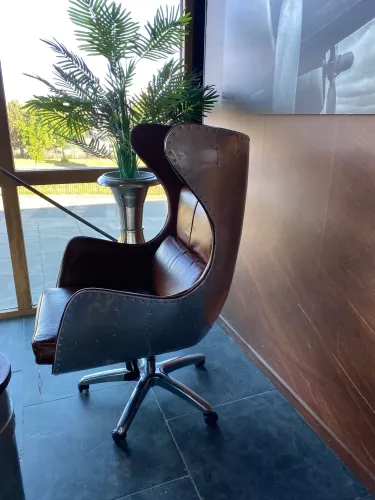 Flugzeugstuhl Eddison 77x91x106cm Flugzeugstuhl Eddison 77x91x106cm