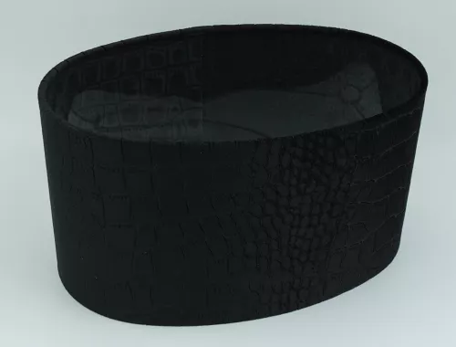 Falcon 20 Schwarz auf transparentem Zylinderoval